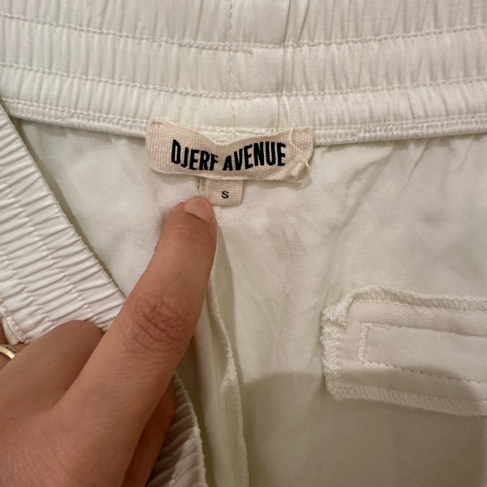 Djerf Avenue Dream Pants Cloud Off-White - Picture 5 of 7